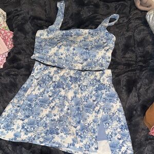 Shabby Chic Floral Skort set